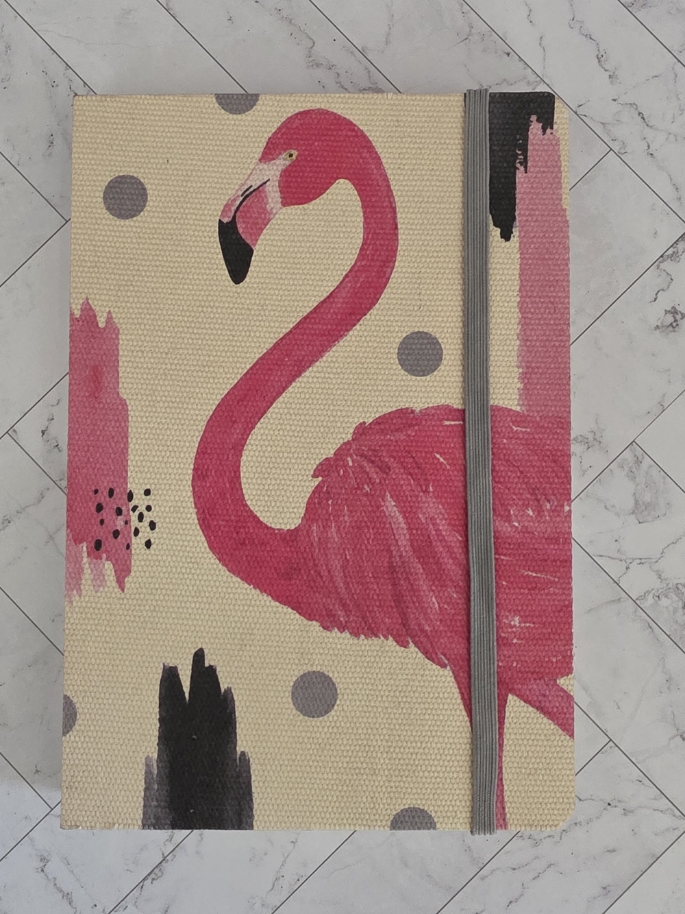 Studio Oh! Decpnstructed Pink Flamingo Hardcover Journal